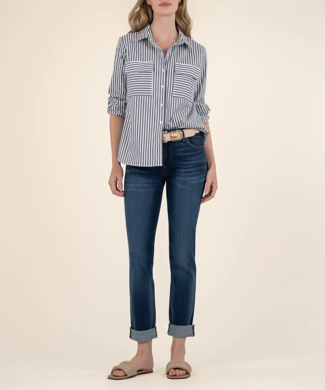 Catherine Mid Rise Boyfriend, Exclusive - FINAL SALE sold by Kut from the Kloth