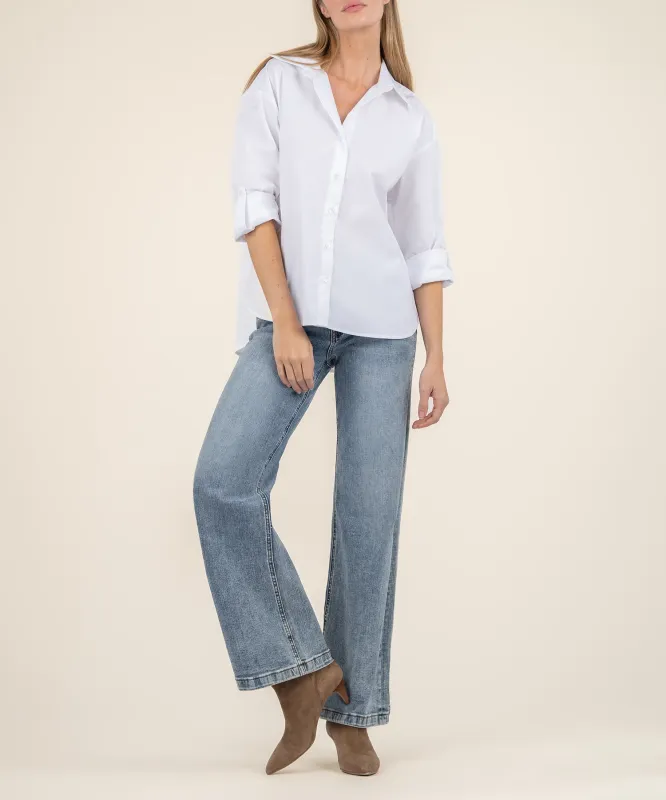 Kaiya Boyfriend Shirt sold by Kut from the Kloth