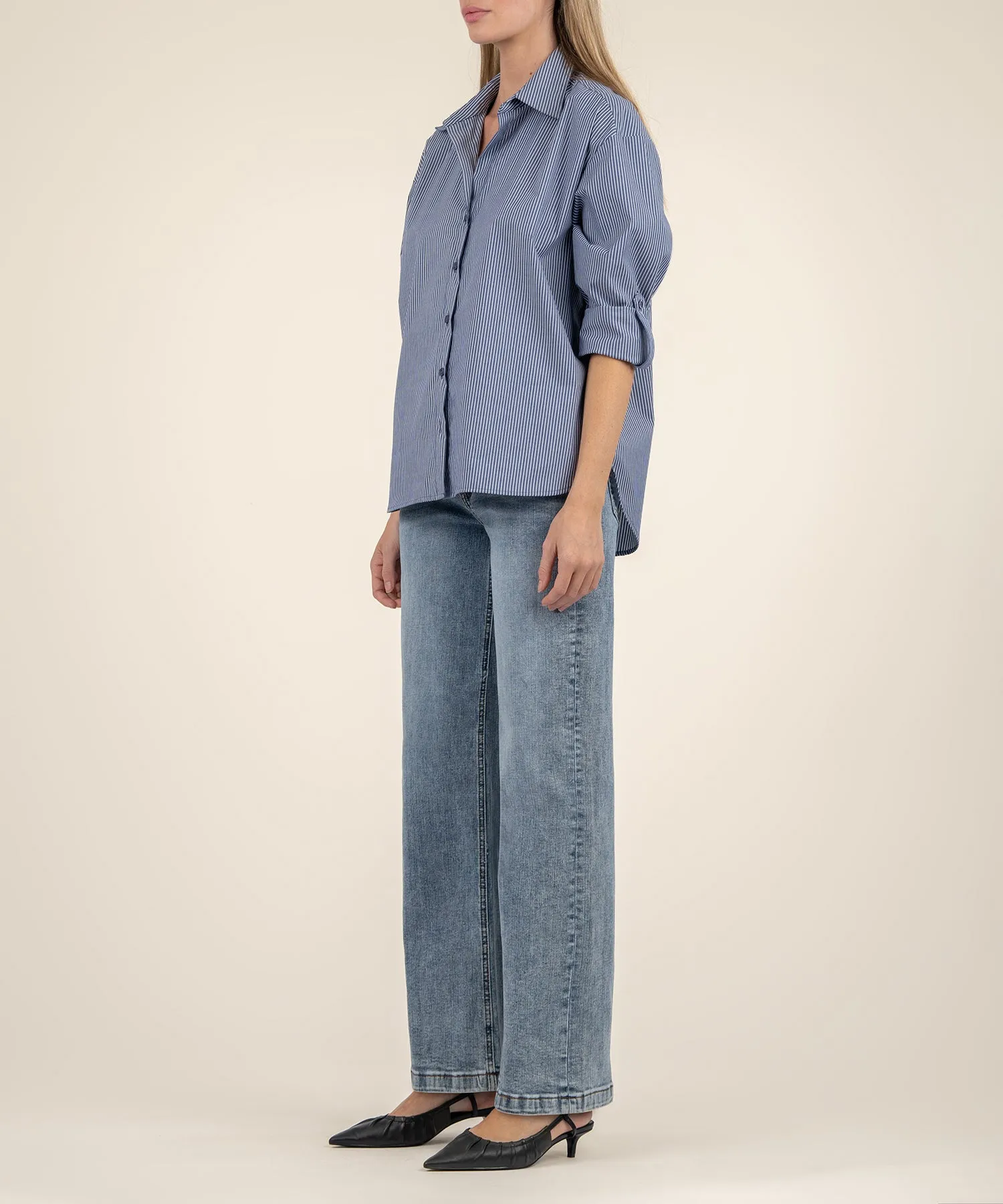 Kaiya Boyfriend Shirt sold by Kut from the Kloth product image thumbnail 3