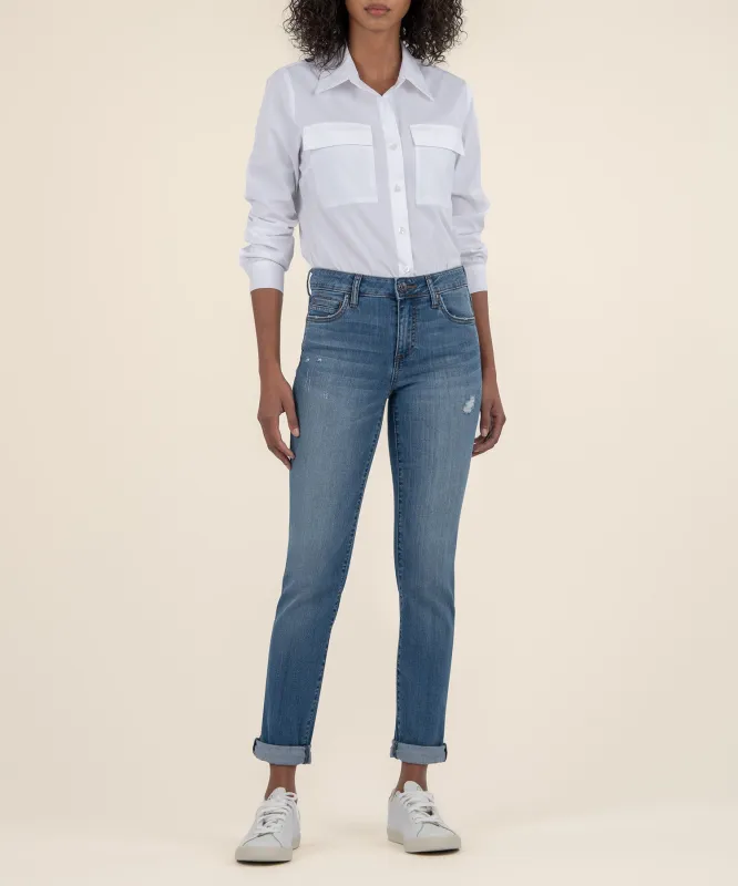 Catherine Mid Rise Boyfriend sold by Kut from the Kloth