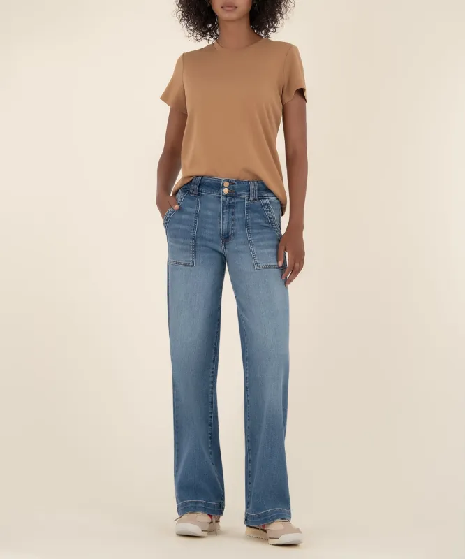 Jodi High Rise Straight Leg sold by Kut from the Kloth