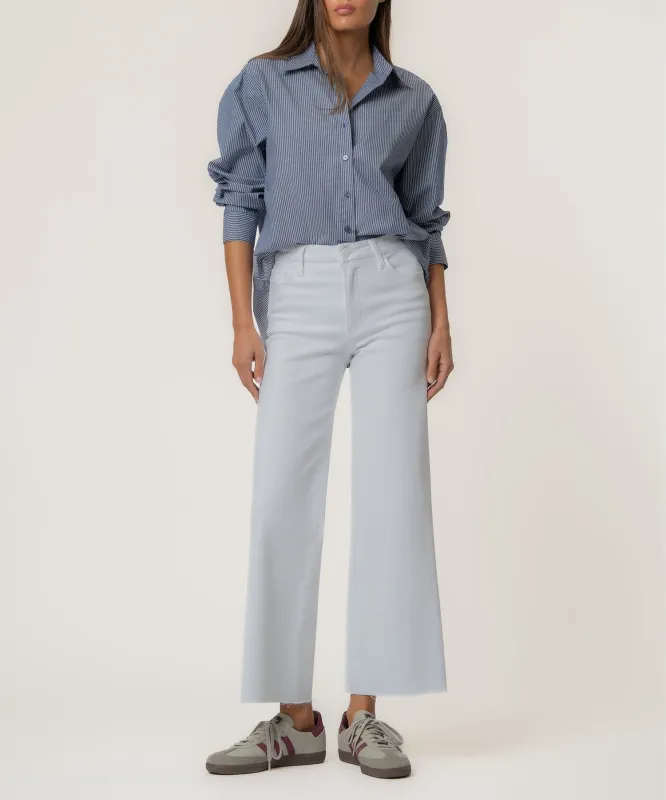 Meg High Rise Wide Leg, Petite in Optic White made by Kut from the Kloth