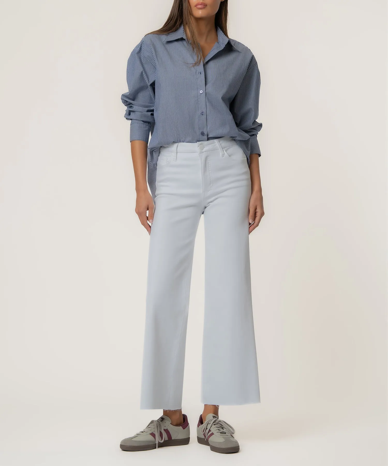 Meg High Rise Wide Leg, Petite in Optic White sold by Kut from the Kloth