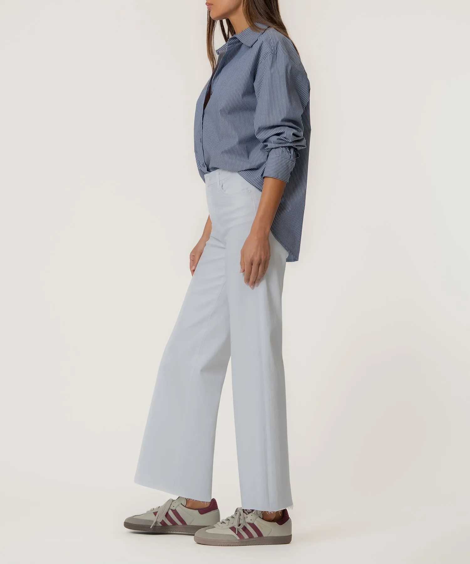 Meg High Rise Wide Leg, Petite in Optic White sold by Kut from the Kloth product image thumbnail 2
