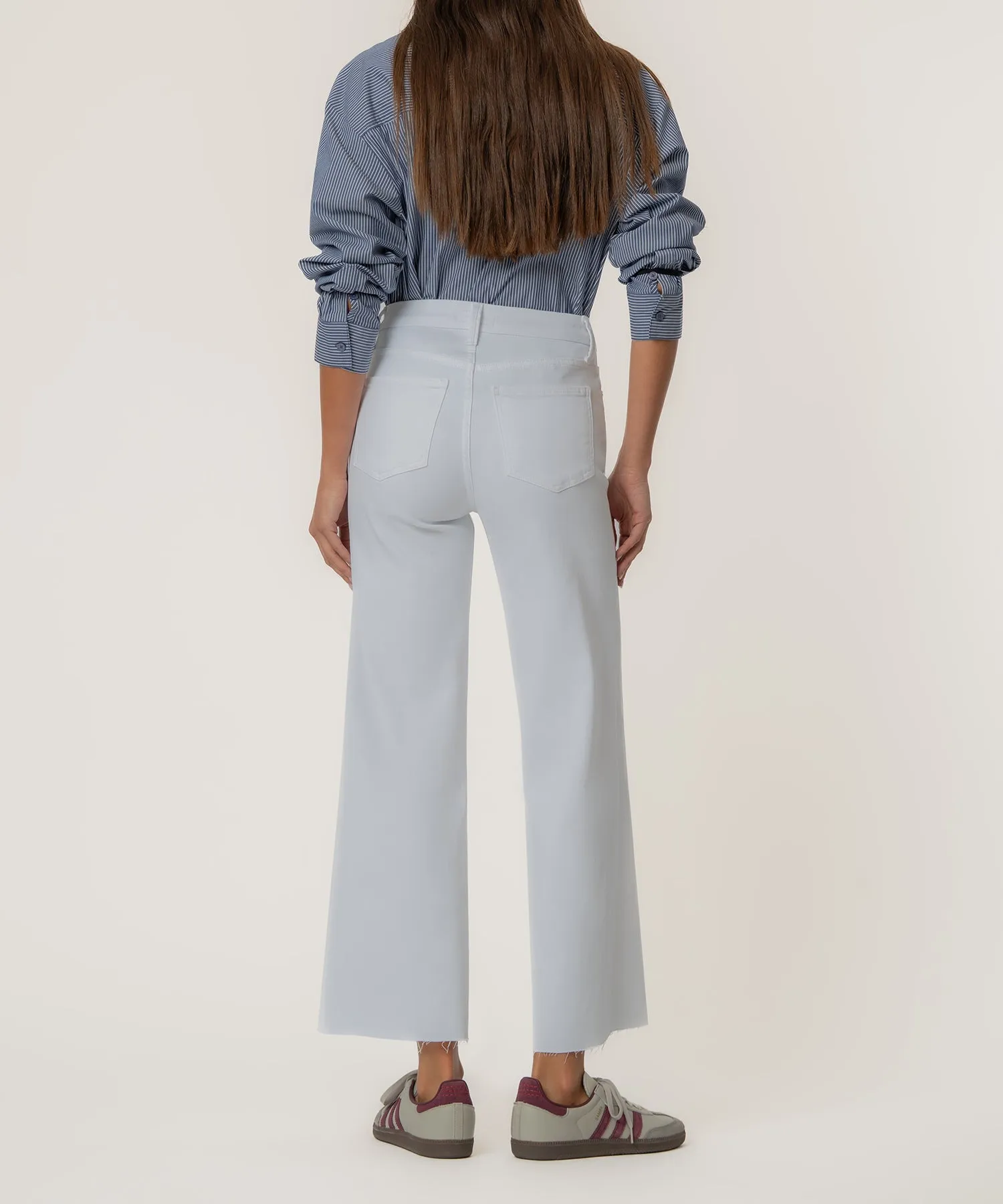 Meg High Rise Wide Leg, Petite in Optic White sold by Kut from the Kloth product image thumbnail 3