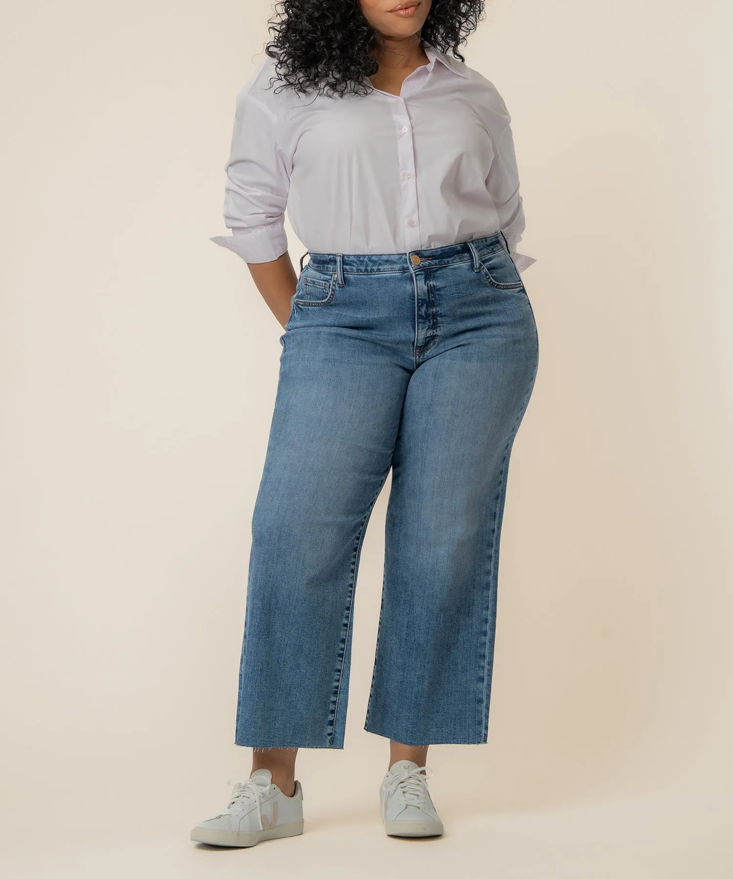 Charlotte High Rise Wide Leg, Plus sold by Kut from the Kloth