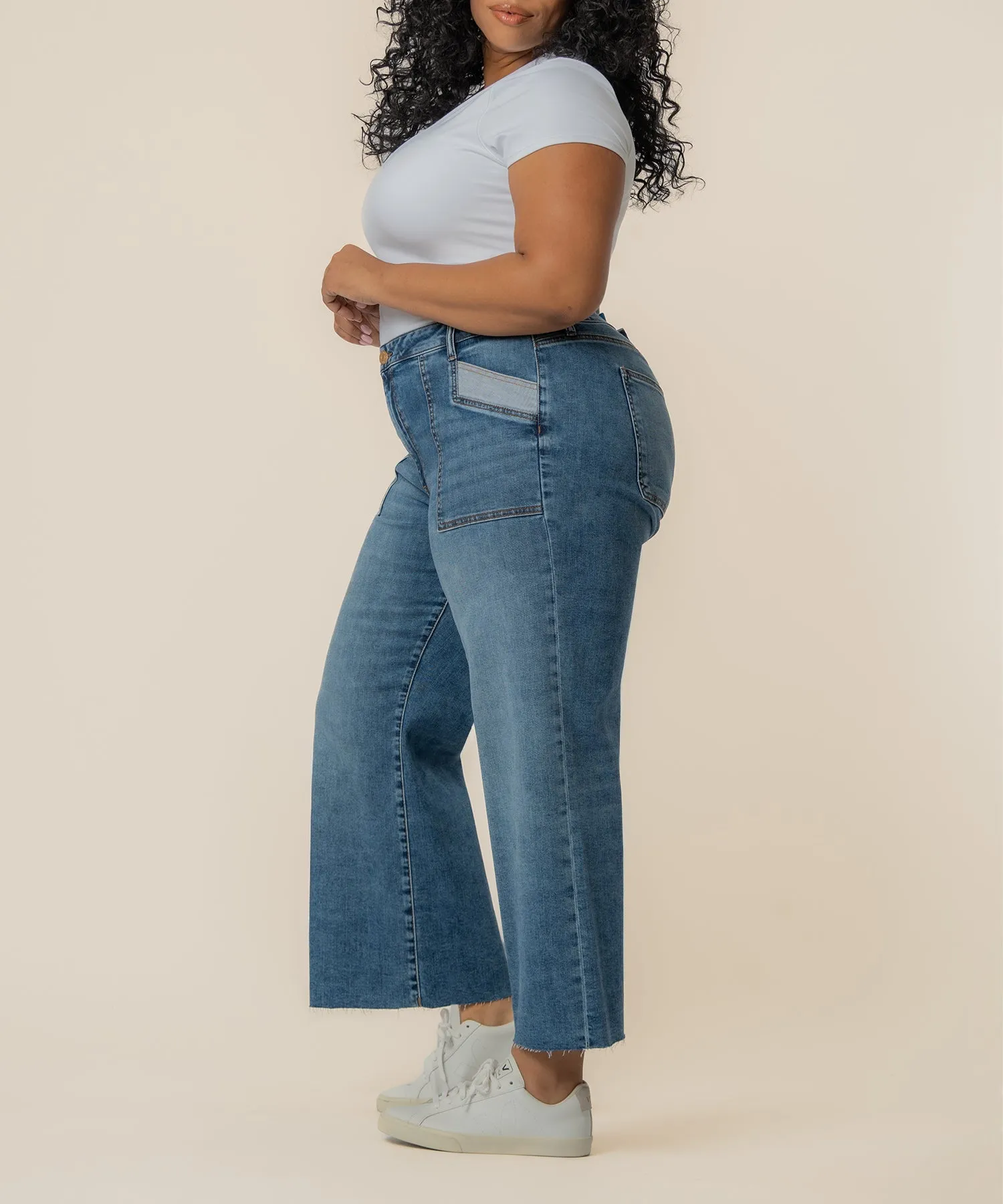 Meg High Rise Wide Leg, Plus in Success Wash sold by Kut from the Kloth product image thumbnail 2