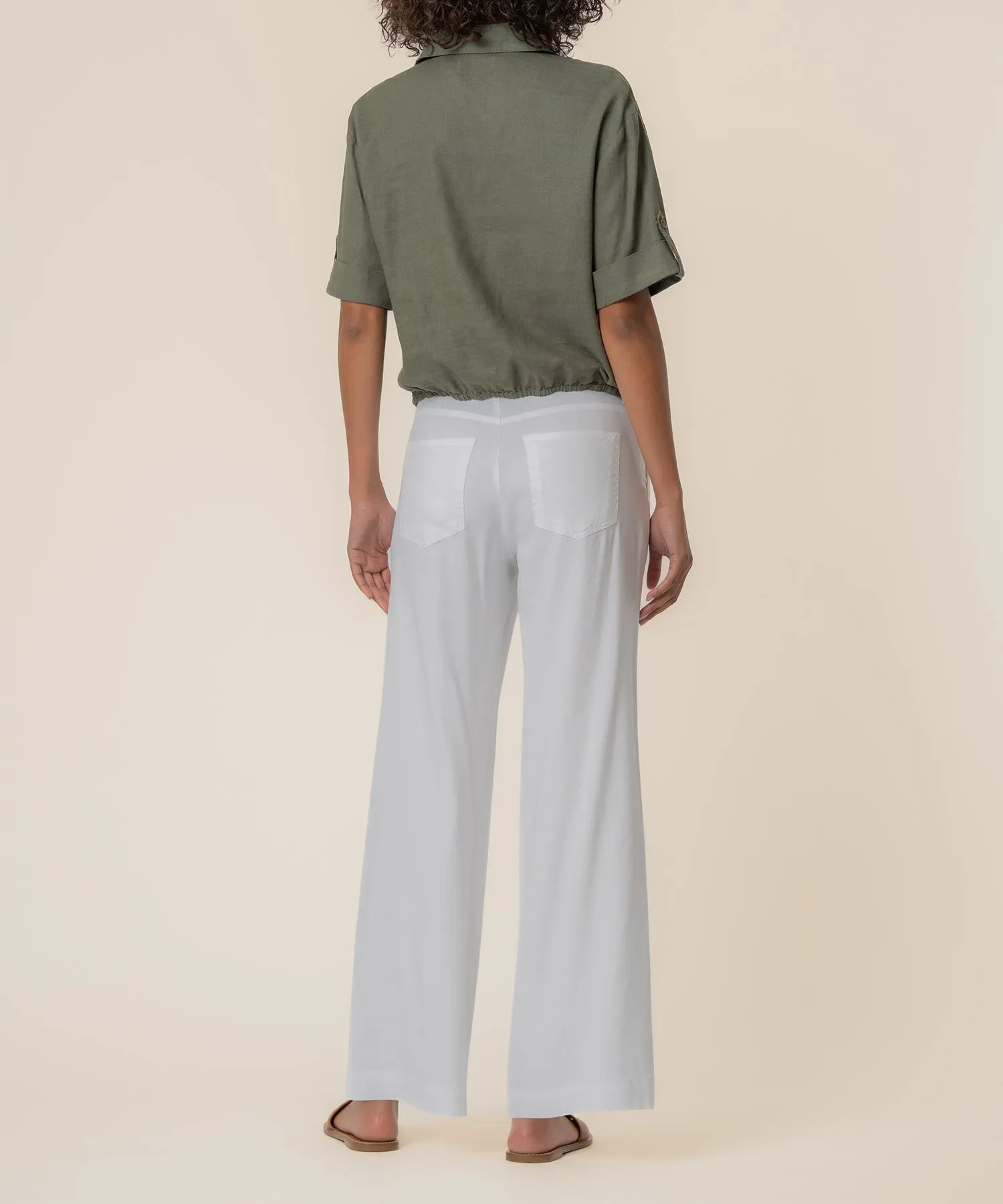 Rebel Linen Knot Front Shirt sold by Kut from the Kloth product image thumbnail 3