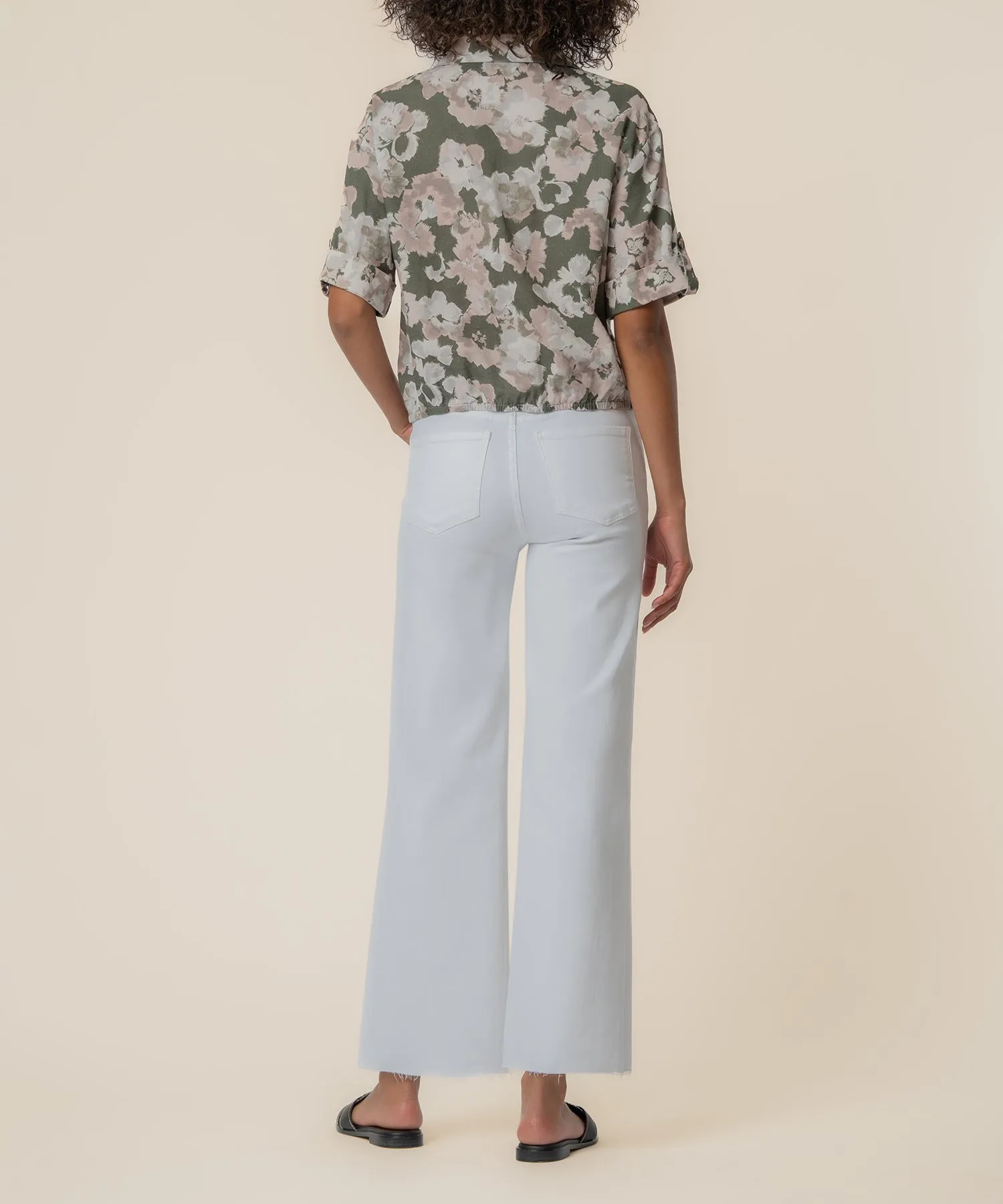 Rebel Linen Knot Front Shirt sold by Kut from the Kloth product image thumbnail 3