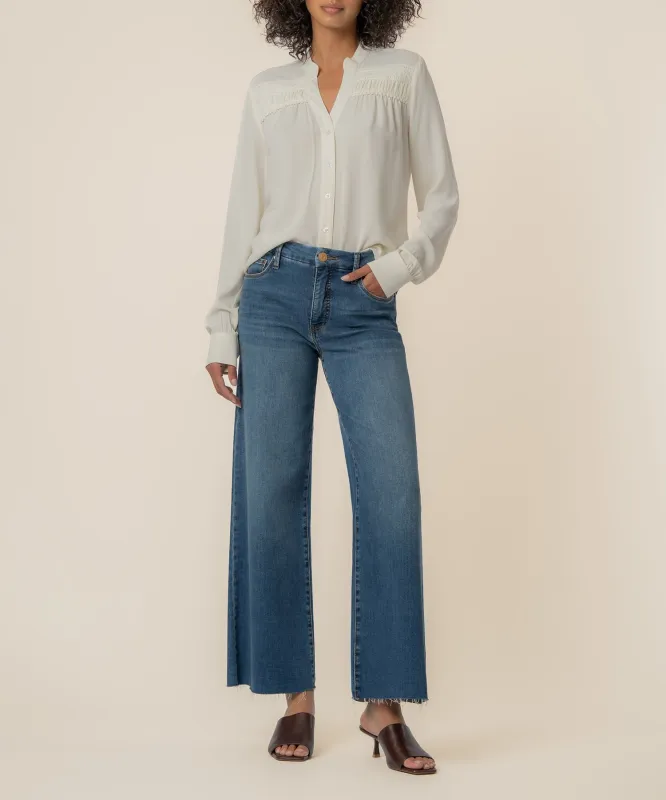 Adrie Top in Ivory made by Kut from the Kloth