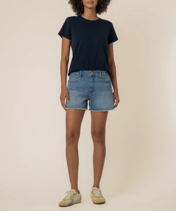 Jane High Rise Short in Active Wash made by Kut from the Kloth