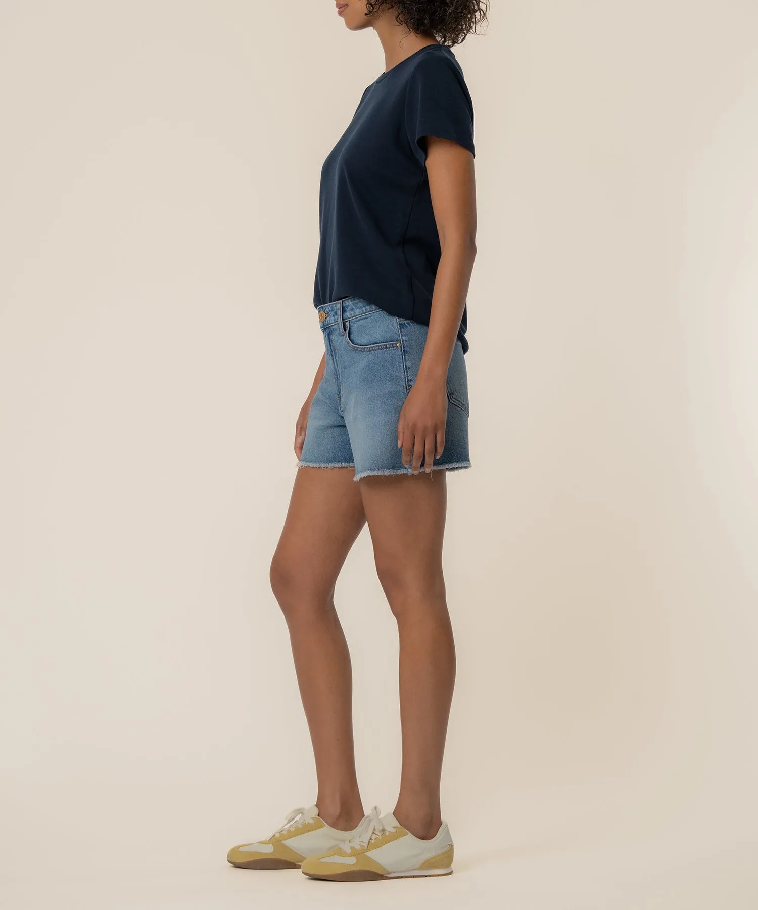 Jane High Rise Short in Active Wash sold by Kut from the Kloth product image thumbnail 2