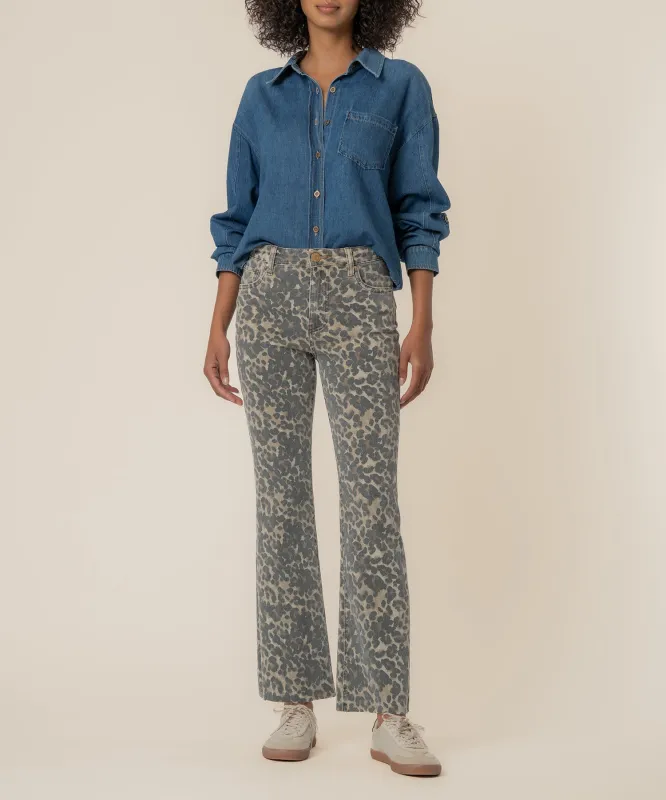 Kelsey High Rise Flare Long, Exclusive sold by Kut from the Kloth