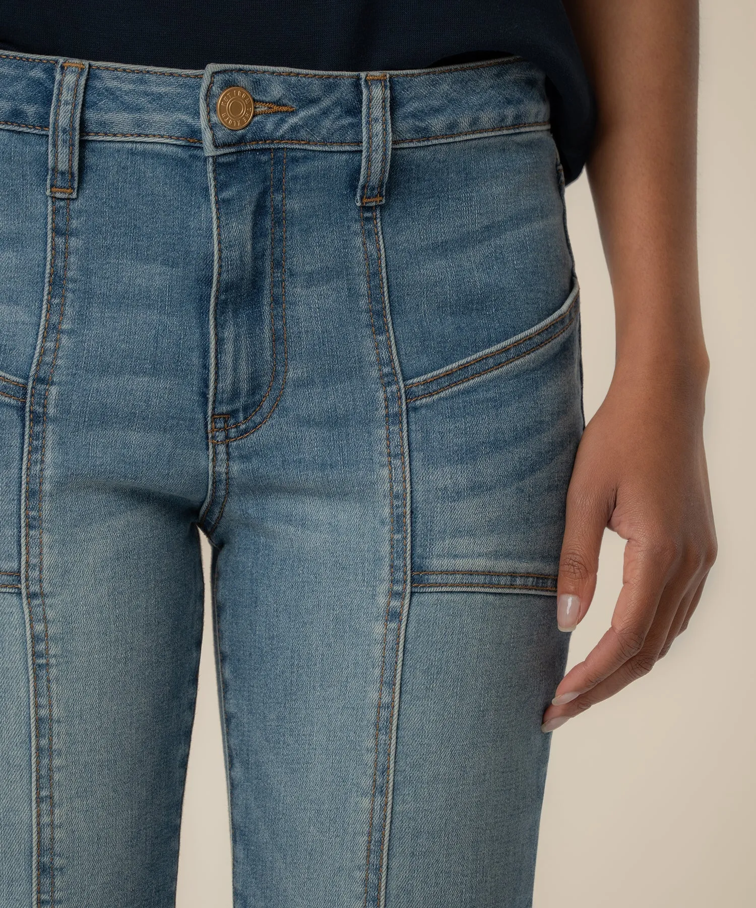 Kelsey High Rise Ankle Flare, Petite sold by Kut from the Kloth product image thumbnail 4