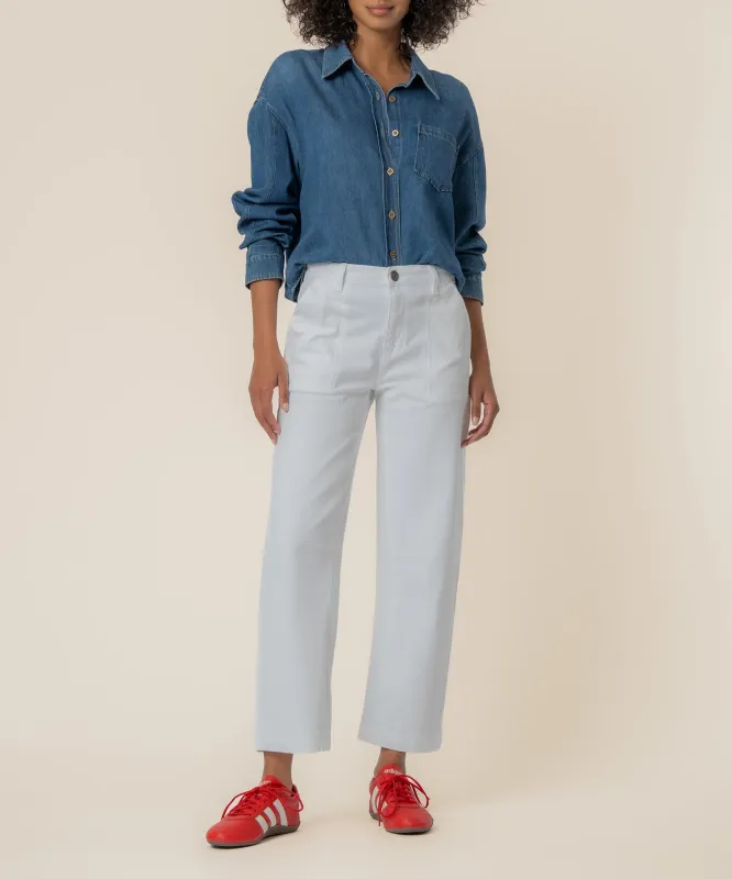 Ashton High Rise Wide Leg Barrel, Exclusive sold by Kut from the Kloth