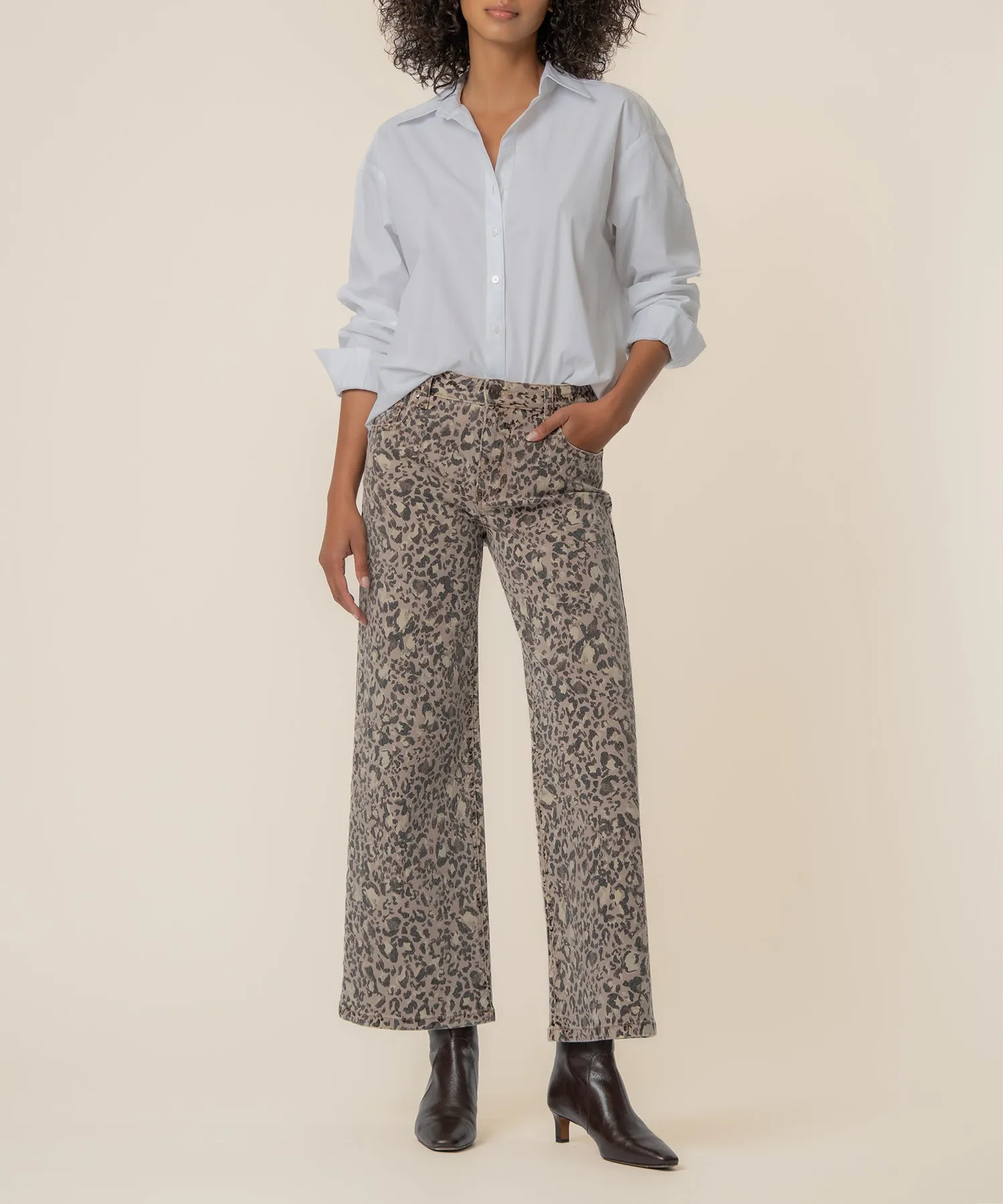 Meg High Rise Wide Leg, Petite sold by Kut from the Kloth
