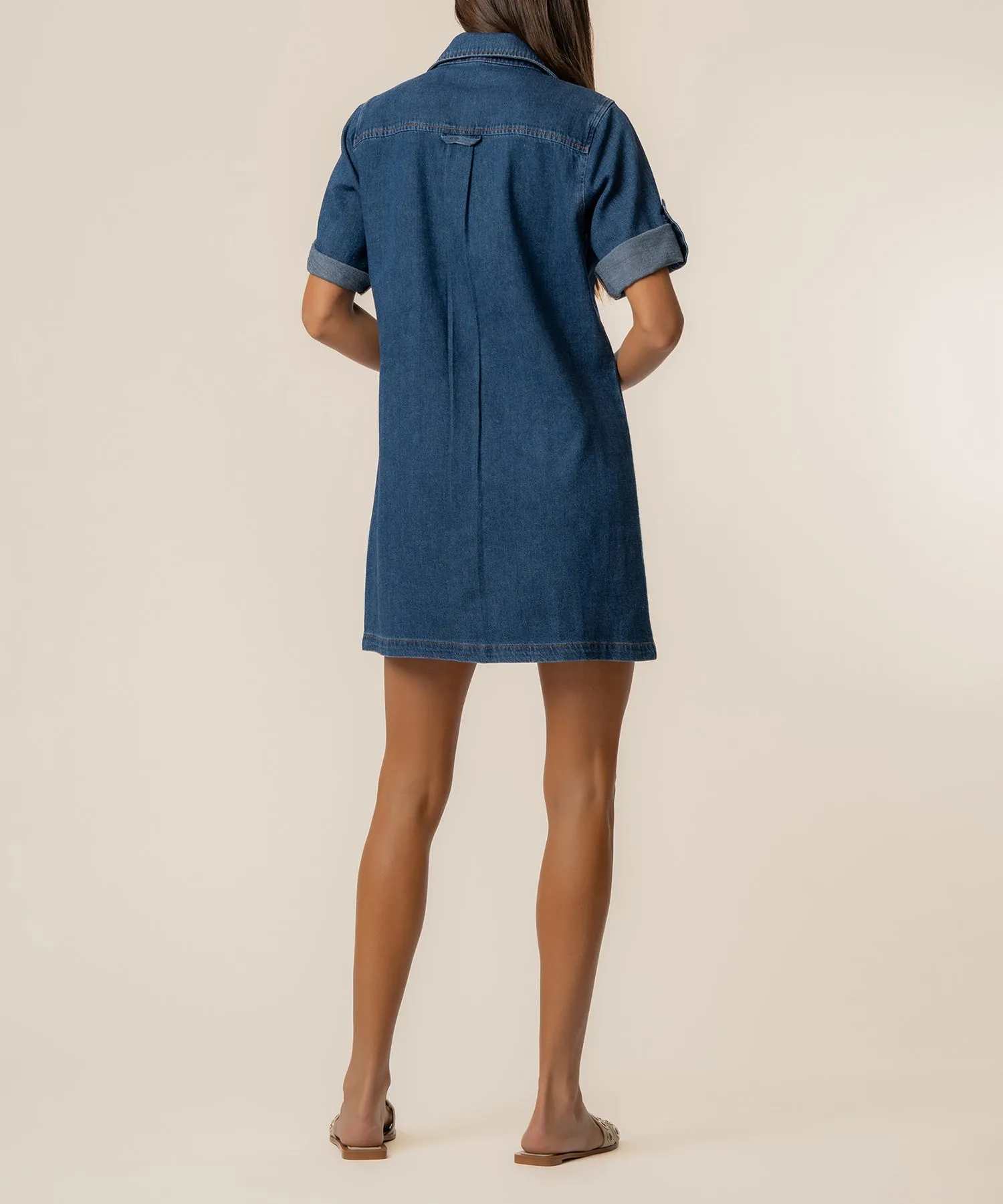 Eliza Denim Dress in Capturing Wash sold by Kut from the Kloth product image thumbnail 4