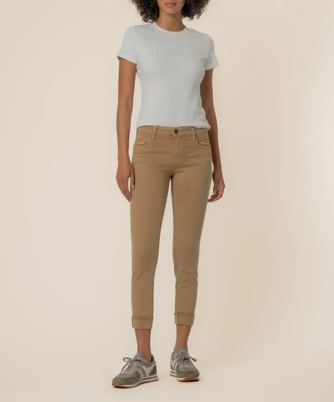Amy Mid Rise Crop Straight, Petite made by Kut from the Kloth