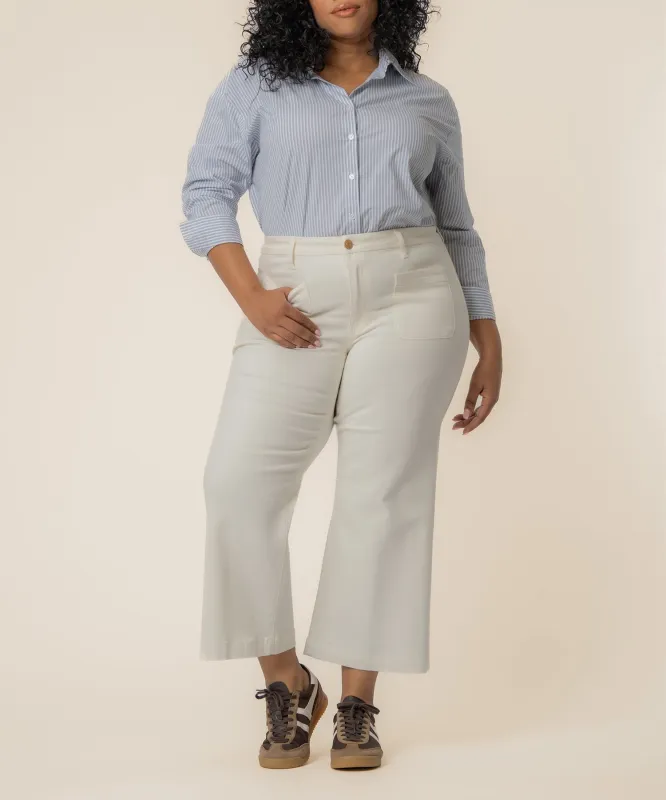 Meg High Rise Wide Leg, Plus in Ecru made by Kut from the Kloth