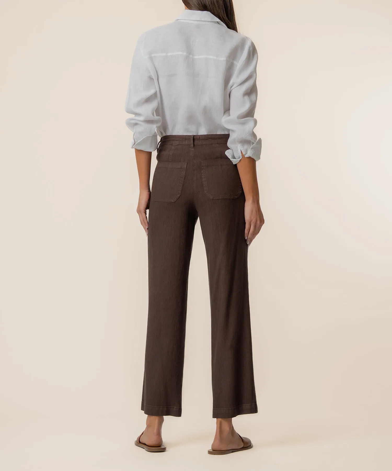 Topaz Linen Wide Leg sold by Kut from the Kloth product image thumbnail 3