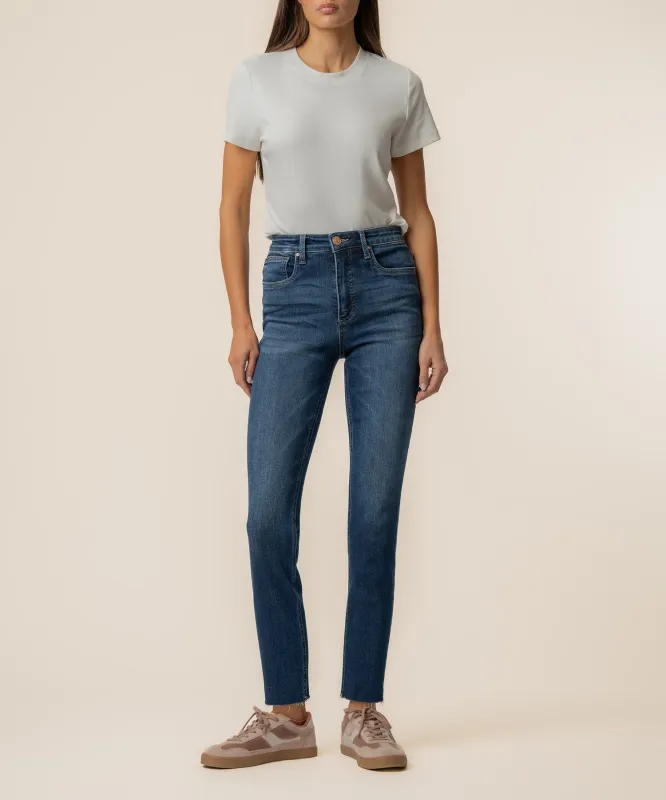 Rachael High Rise Mom Jean, Petite made by Kut from the Kloth
