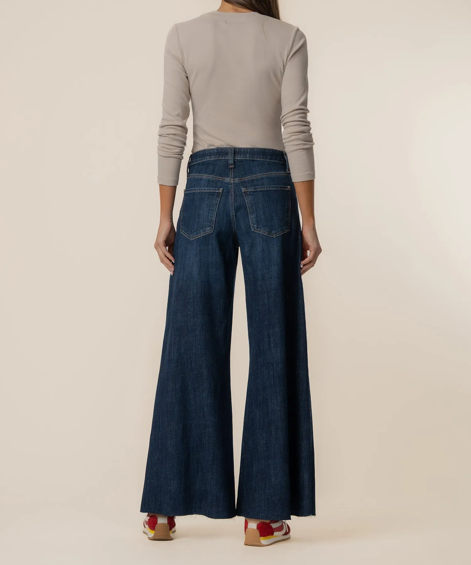 Blake High Rise Super Wide Leg, Exclusive in Jovial Wash sold by Kut from the Kloth product image thumbnail 3