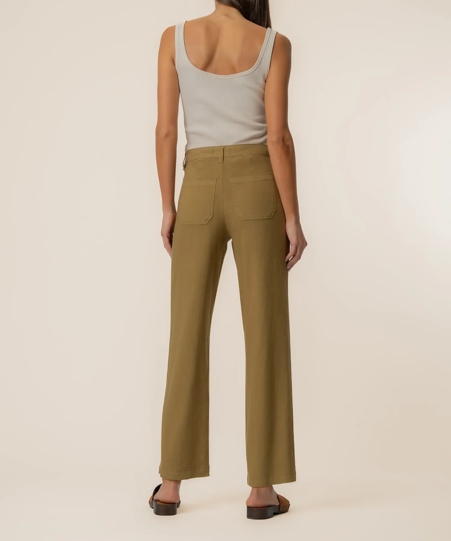 Topaz Linen Wide Leg, Petite sold by Kut from the Kloth product image thumbnail 3