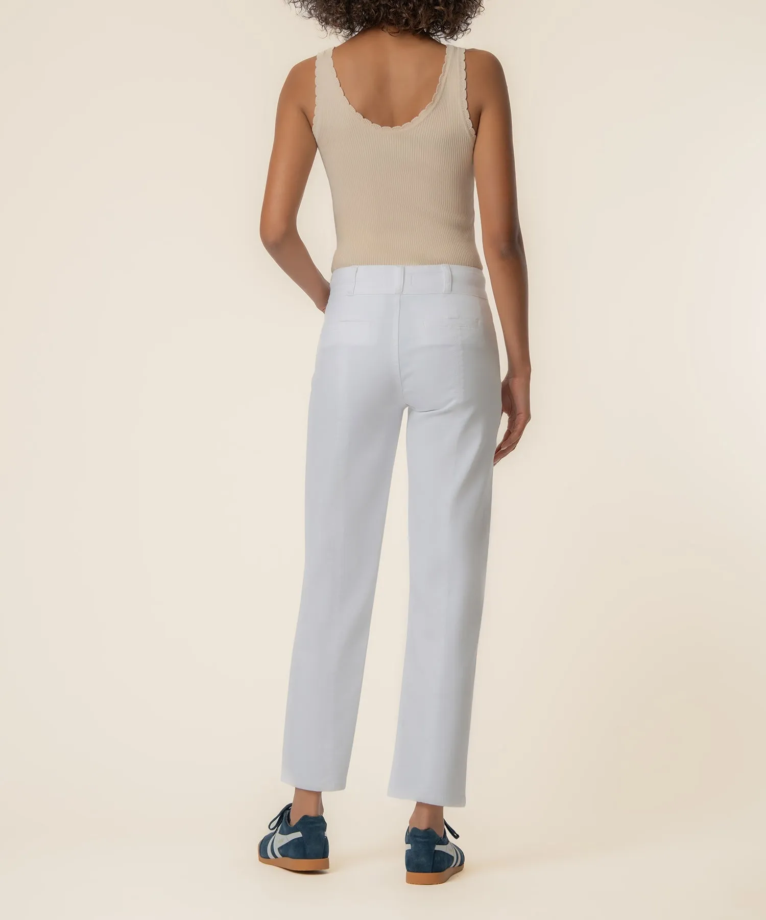 Charlotte High Rise Straight Leg in White sold by Kut from the Kloth product image thumbnail 3