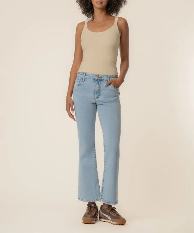 Kelsey High Rise Ankle Flare in Celebrate Wash made by Kut from the Kloth