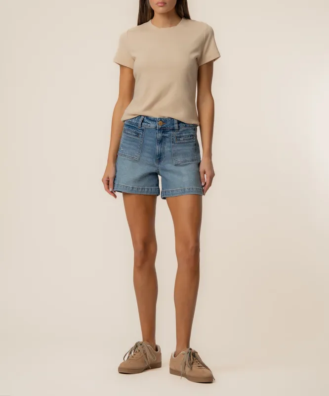 Jane High Rise Short in Vibes Wash made by Kut from the Kloth