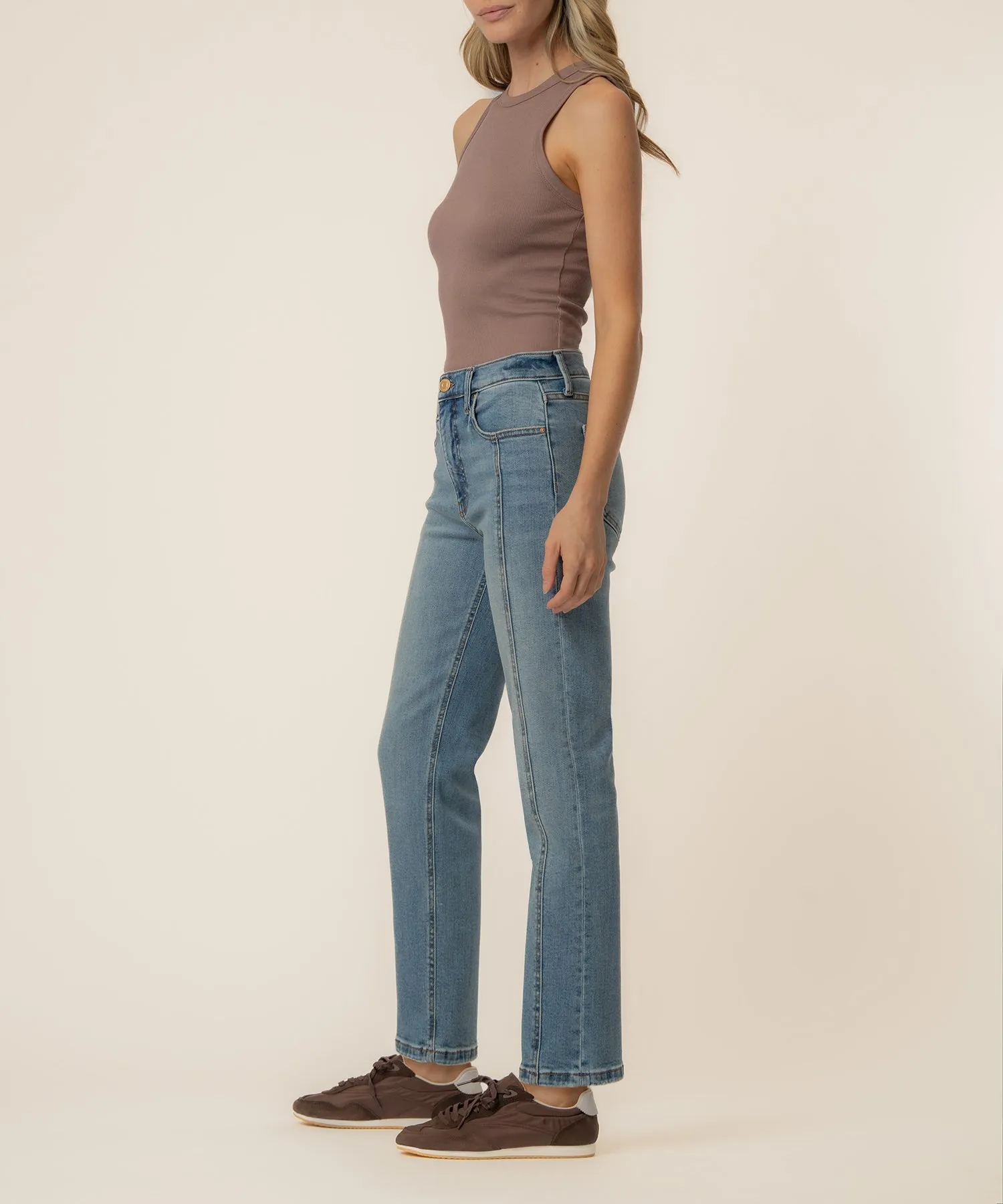 Blair High Rise Straight Leg, Exclusive in Temper Wash sold by Kut from the Kloth product image thumbnail 2