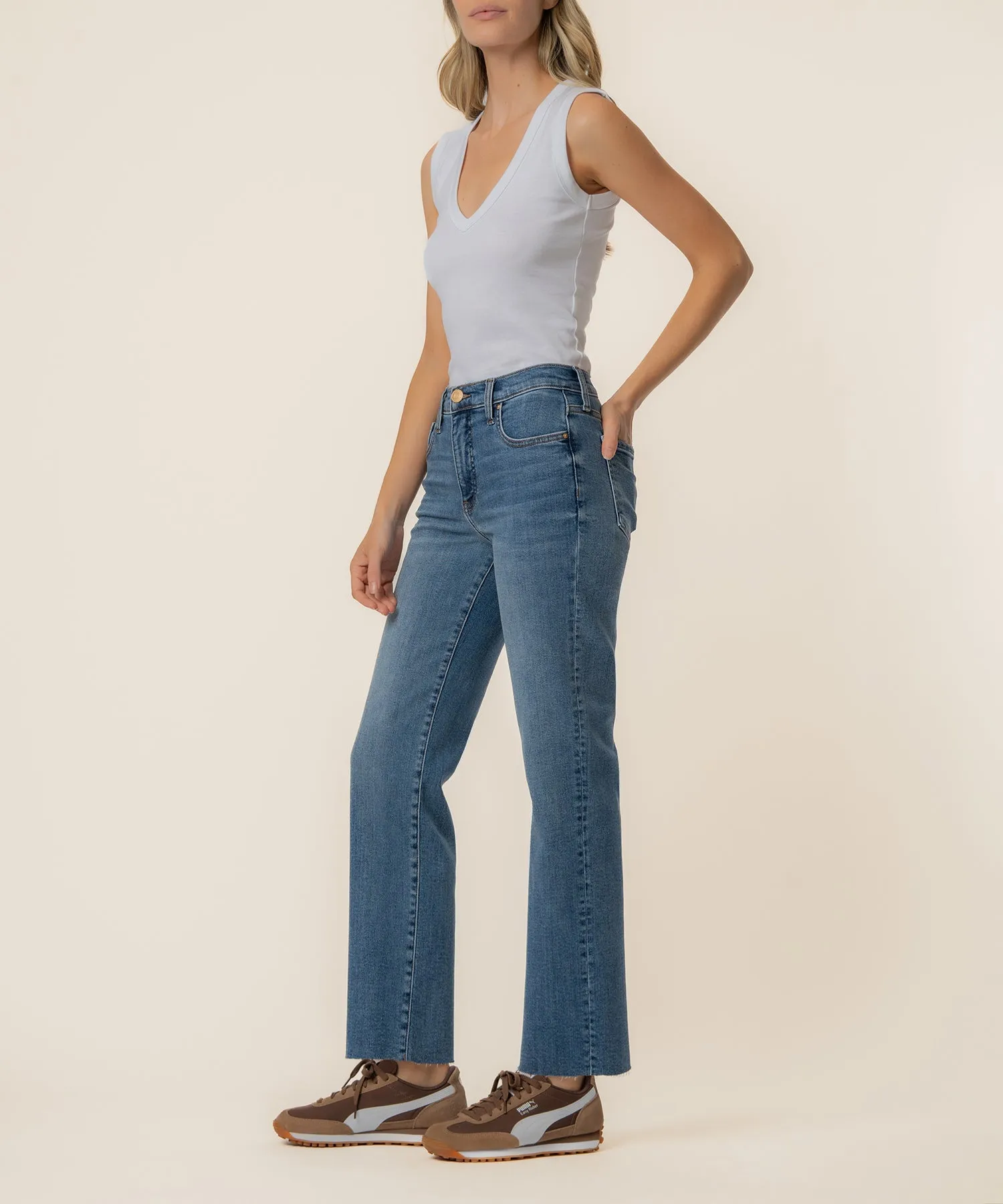 Avery High Rise Straight Leg, Exclusive in Style Wash sold by Kut from the Kloth product image thumbnail 2