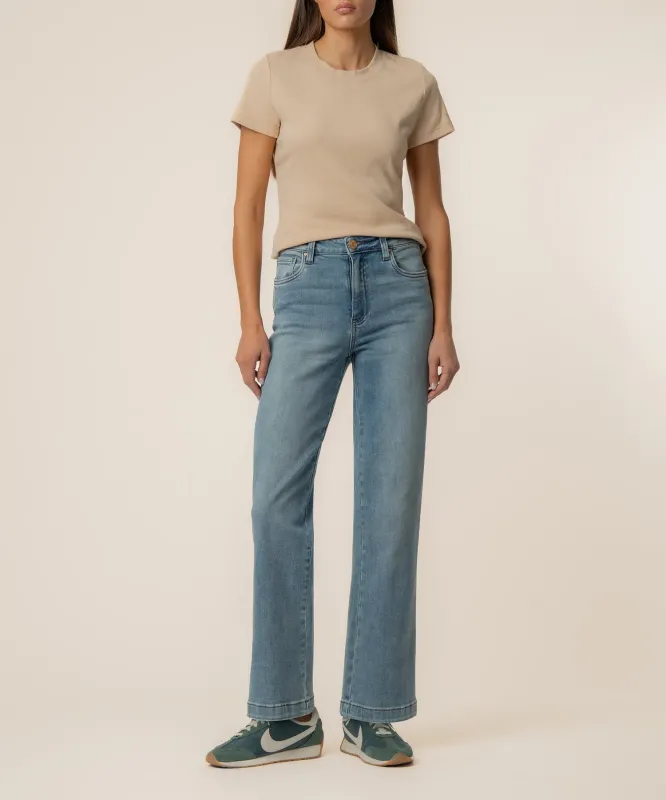 Pattie High Rise Straight Leg in Outstanding Wash made by Kut from the Kloth