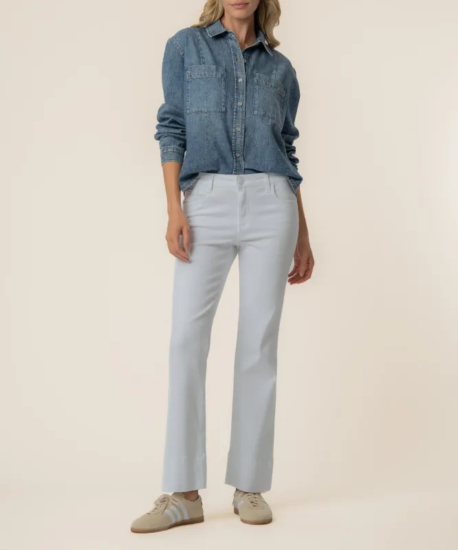 Harley Denim Shirt in Administer Wash made by Kut from the Kloth
