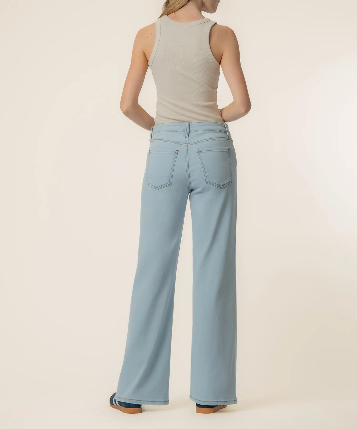 Maya High Rise Wide Leg in Unearthly Wash sold by Kut from the Kloth product image thumbnail 3