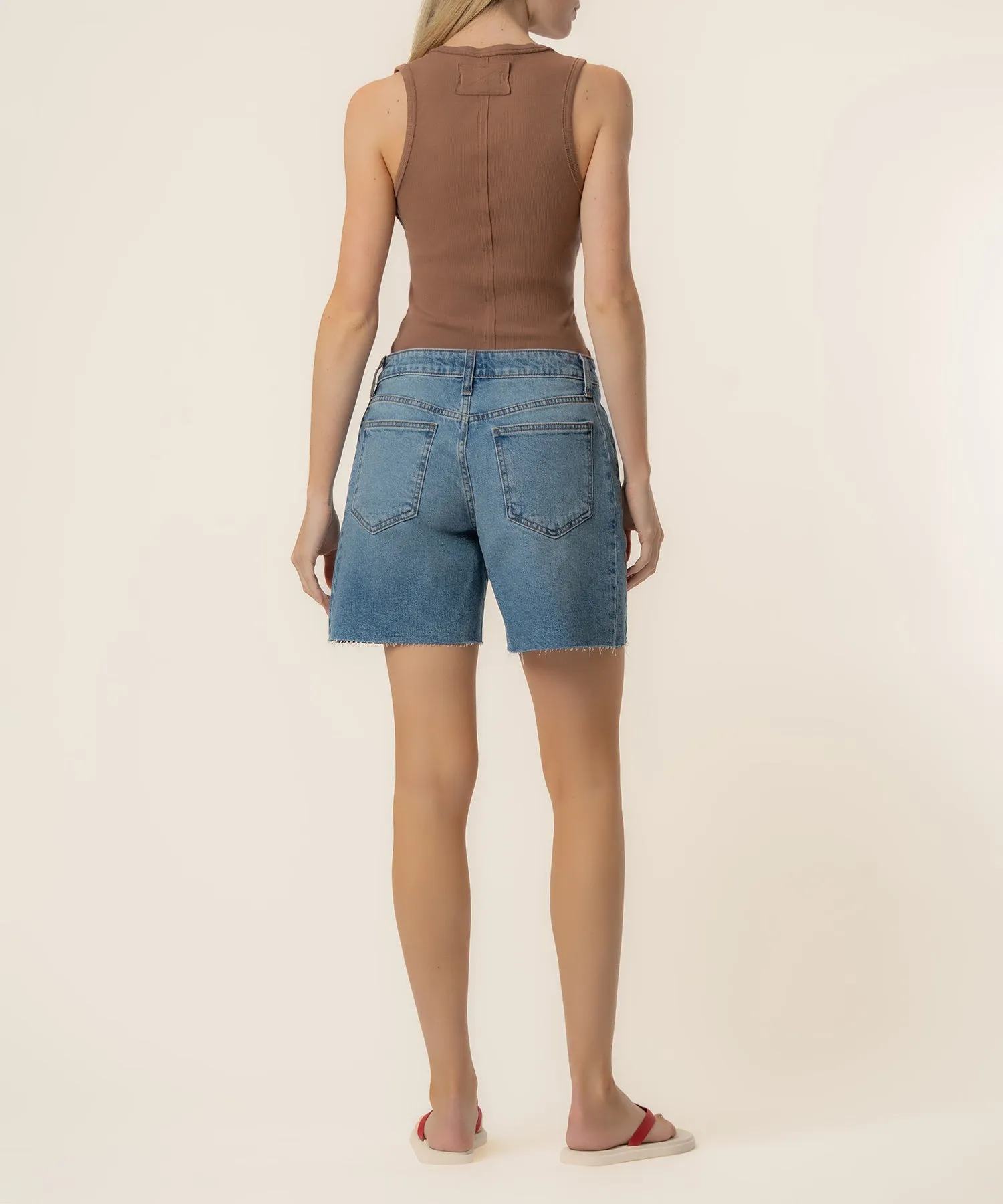 Hailey High Rise Bermuda in Novel Wash sold by Kut from the Kloth product image thumbnail 3