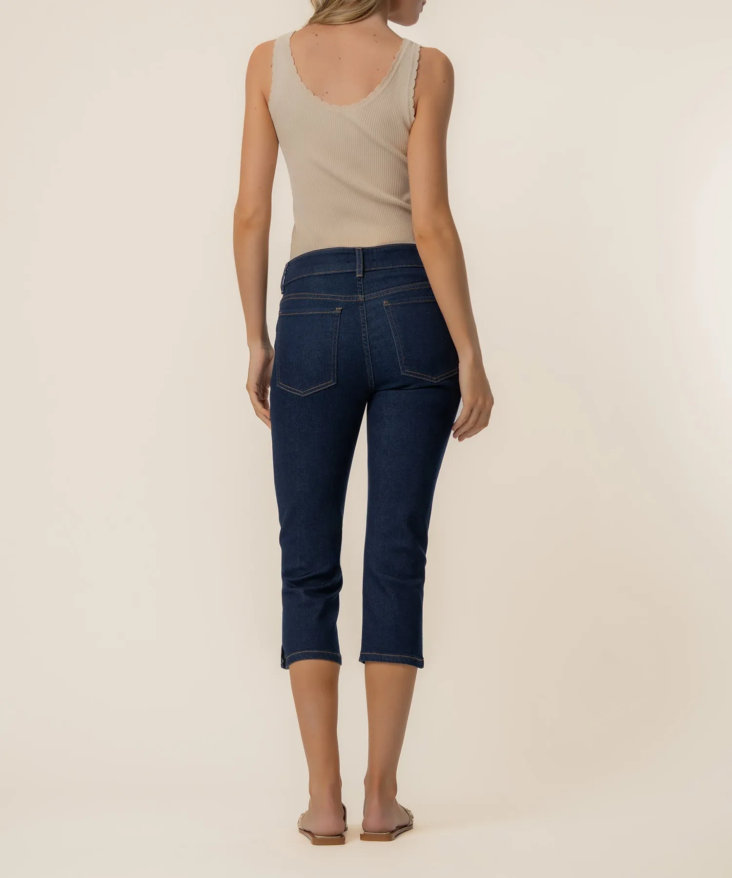 Gigi High Rise Capri, Petite in Sketch Wash sold by Kut from the Kloth product image thumbnail 3