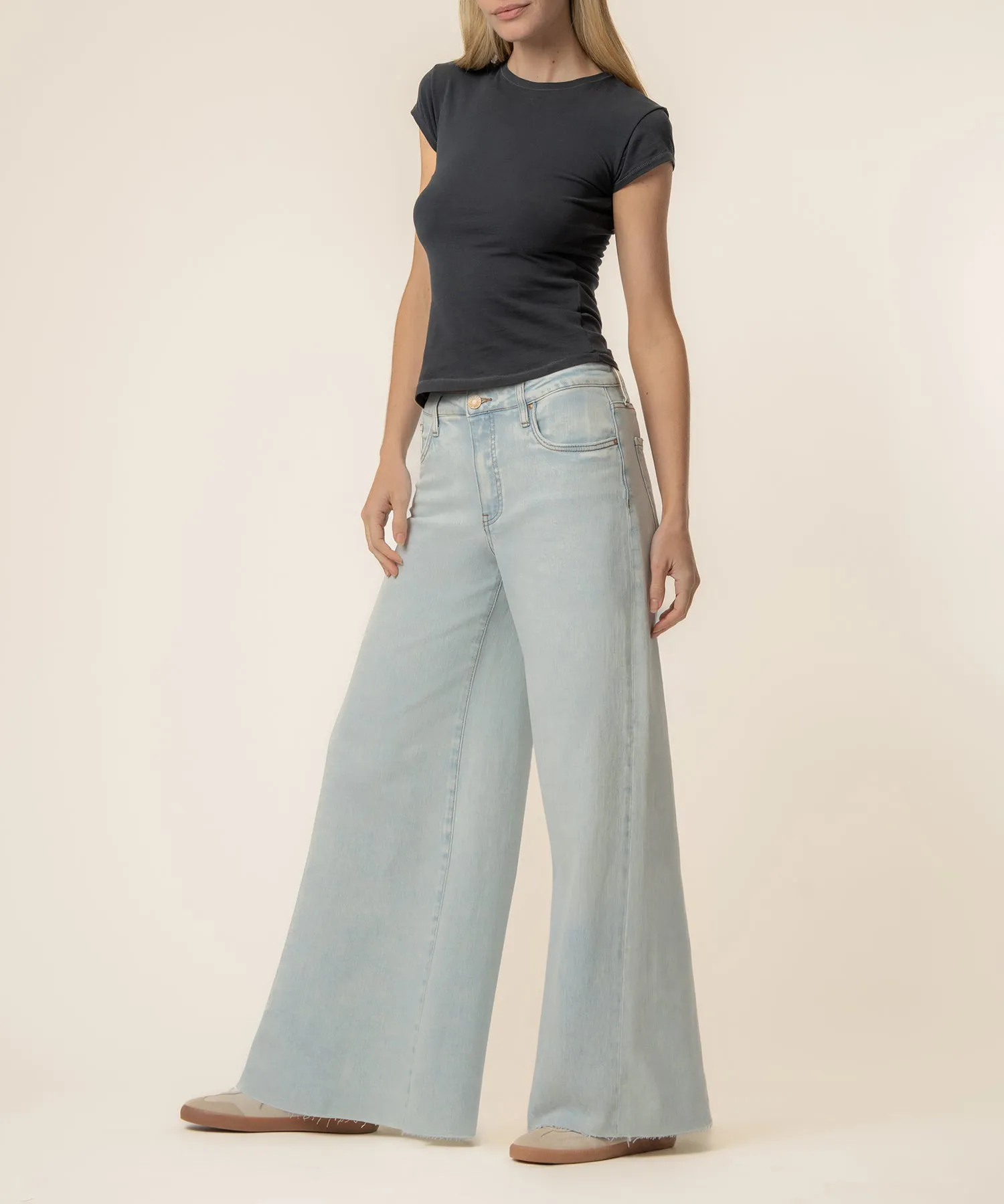 Blake High Rise Super Wide Leg in Sensual Wash sold by Kut from the Kloth product image thumbnail 2