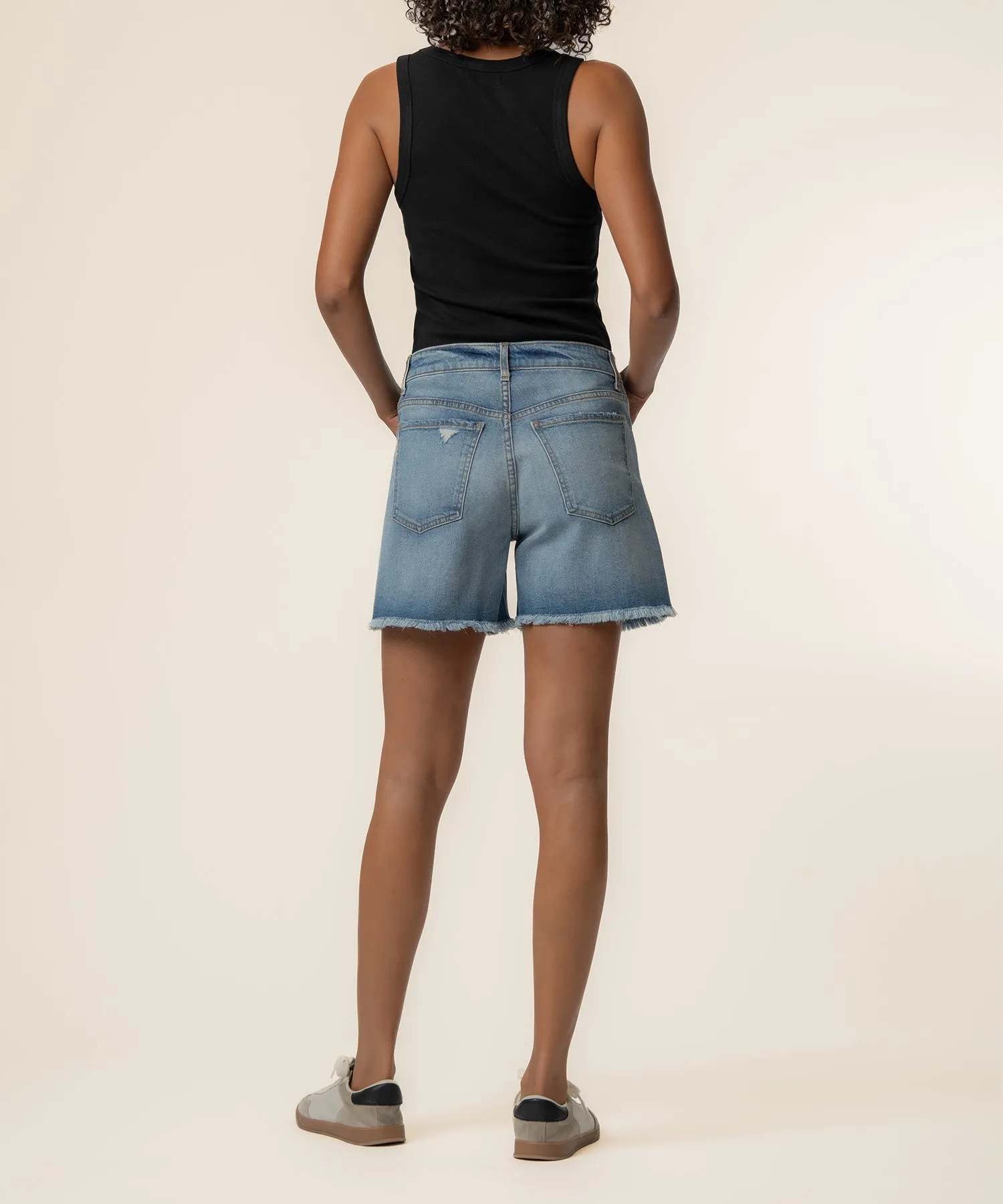 Jane High Rise Long Short, Exclusive in Analyzing sold by Kut from the Kloth product image thumbnail 3