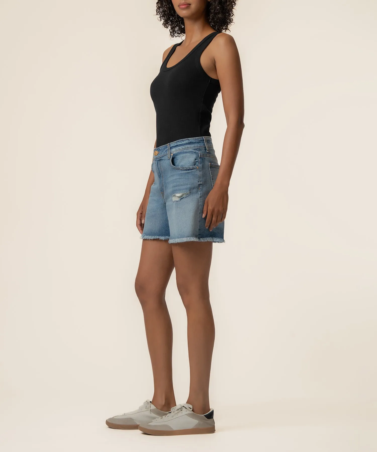 Jane High Rise Long Short, Exclusive in Analyzing sold by Kut from the Kloth product image thumbnail 2