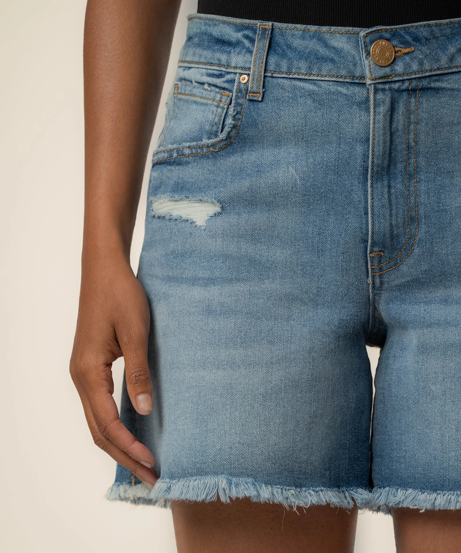 Jane High Rise Long Short, Exclusive in Analyzing sold by Kut from the Kloth product image thumbnail 5