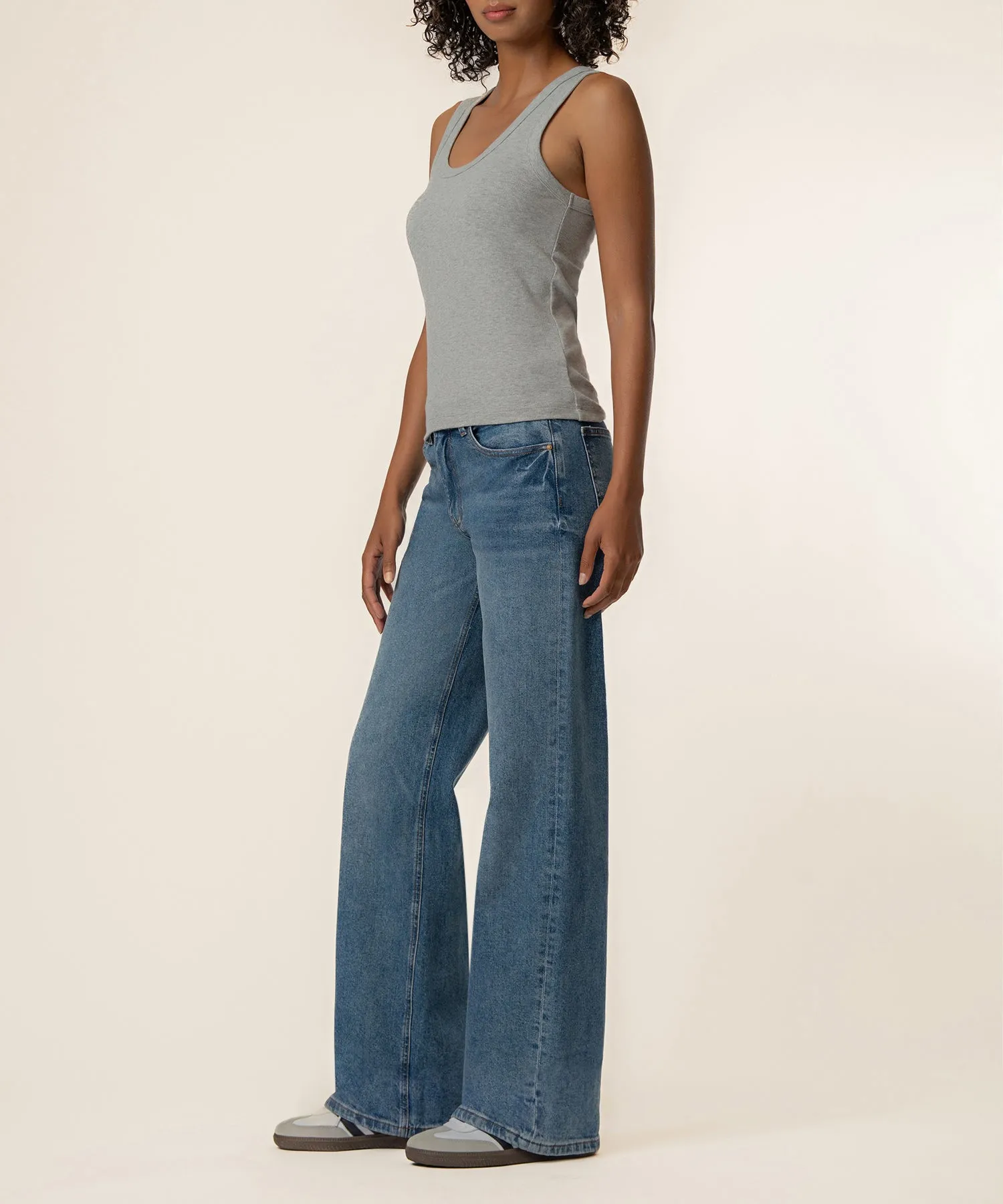 Anastasia Tank Top in Heather Grey sold by Kut from the Kloth product image thumbnail 2