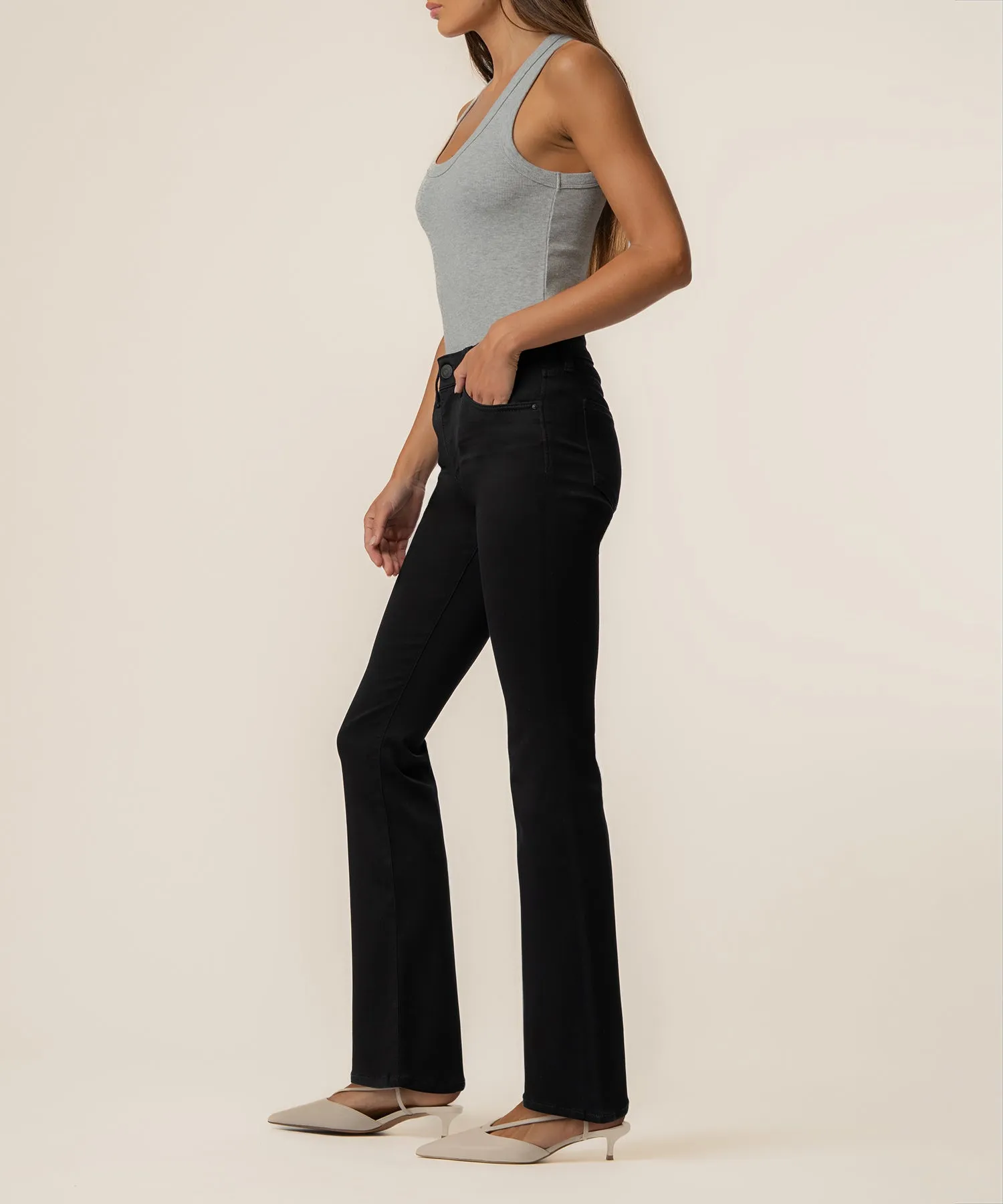 Natalie Mid Rise Bootcut, Petite in Black sold by Kut from the Kloth product image thumbnail 2