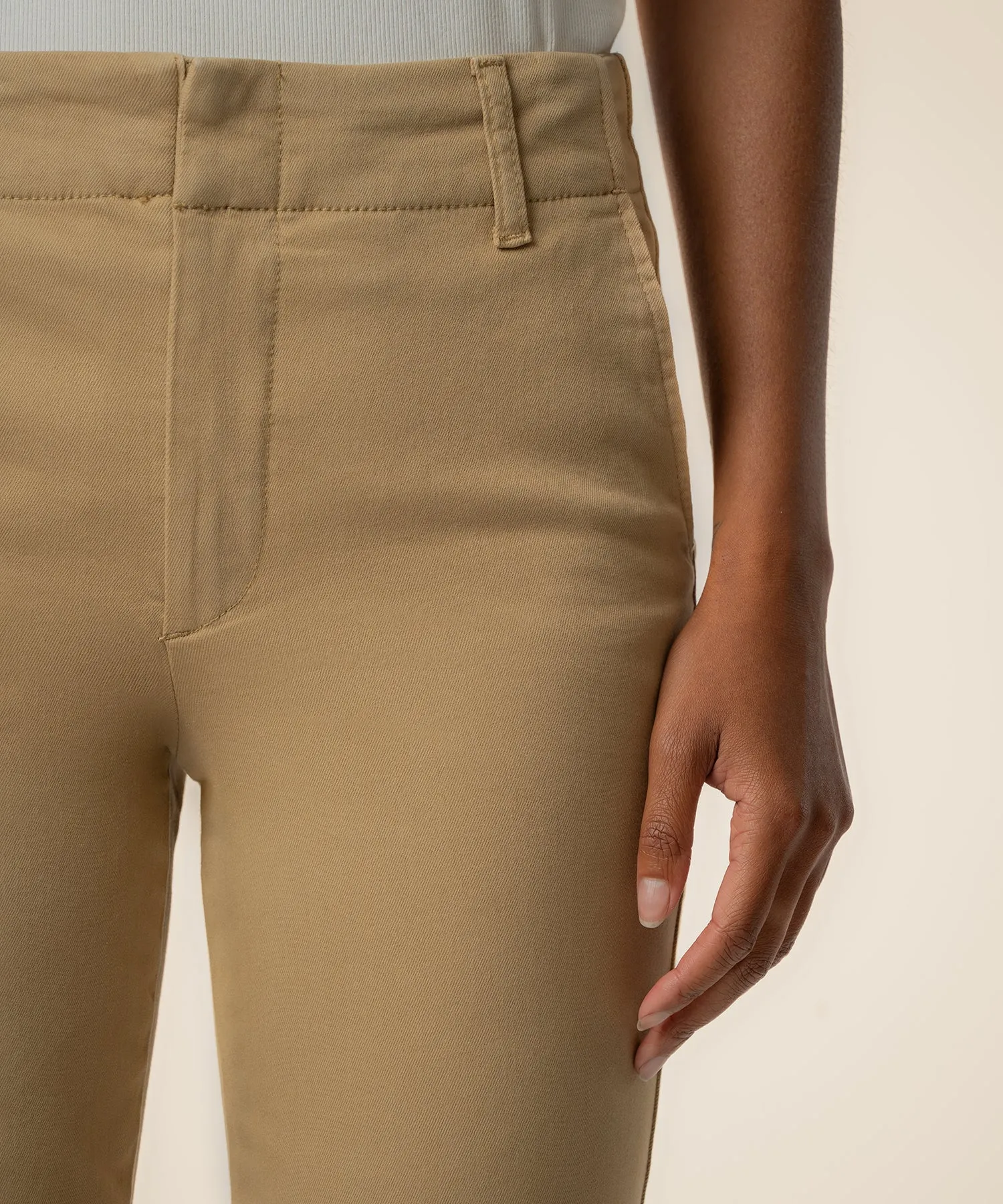 Kelsey High Rise Flare Trouser Exclusive in Camel sold by Kut from the Kloth product image thumbnail 4