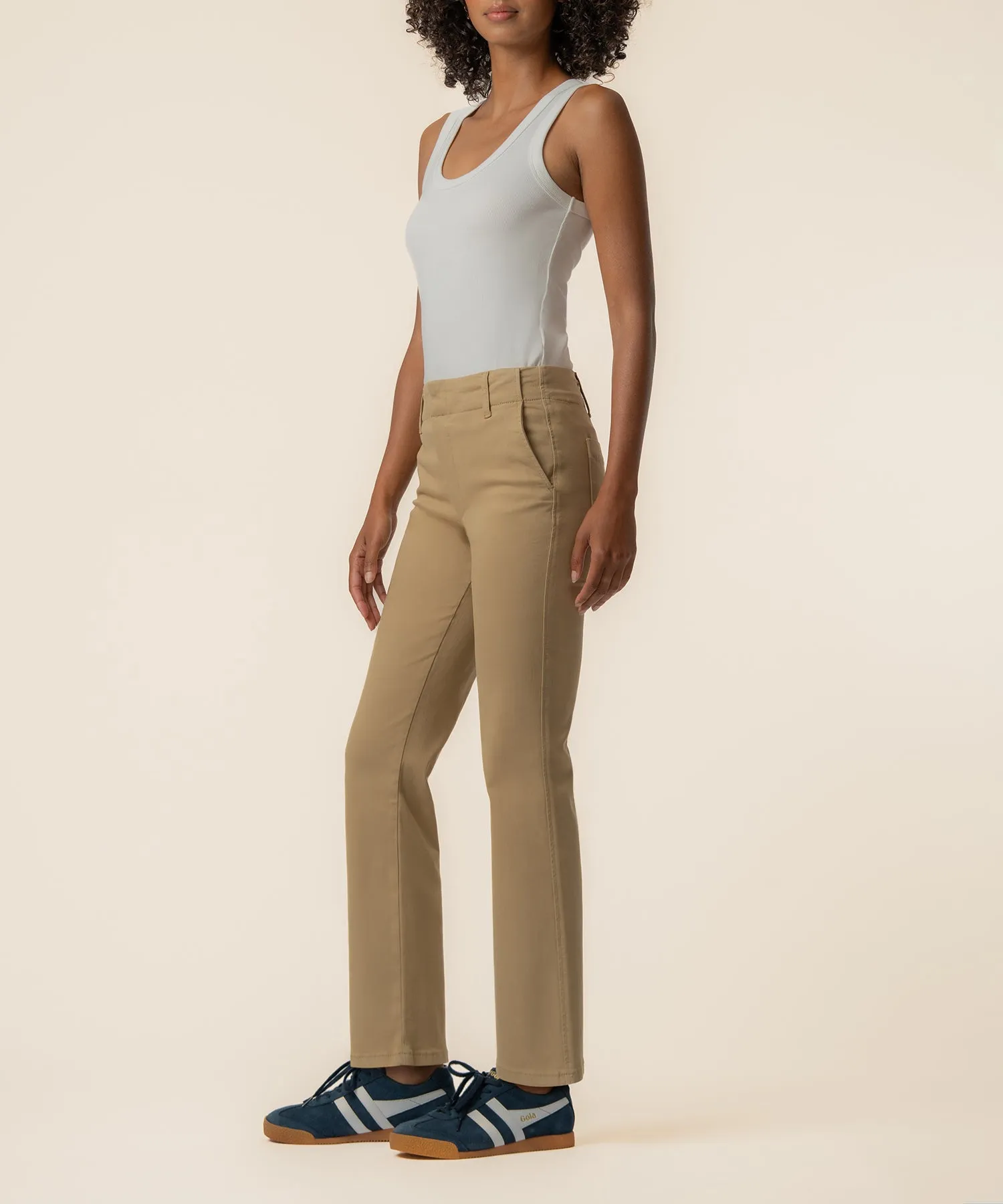 Kelsey High Rise Flare Trouser Exclusive in Camel sold by Kut from the Kloth product image thumbnail 2