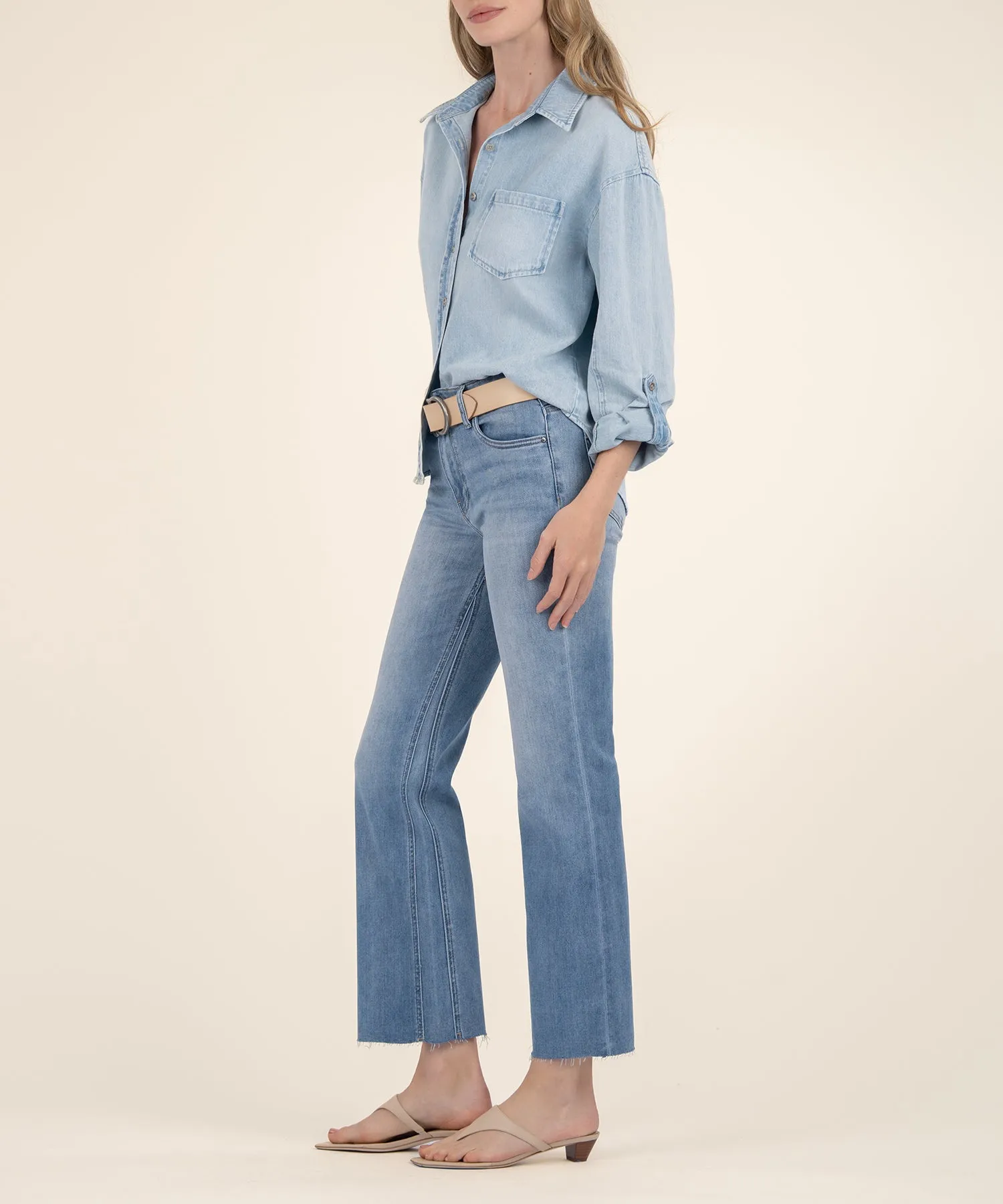 Kelsey High Rise Ankle Flare sold by Kut from the Kloth product image thumbnail 2