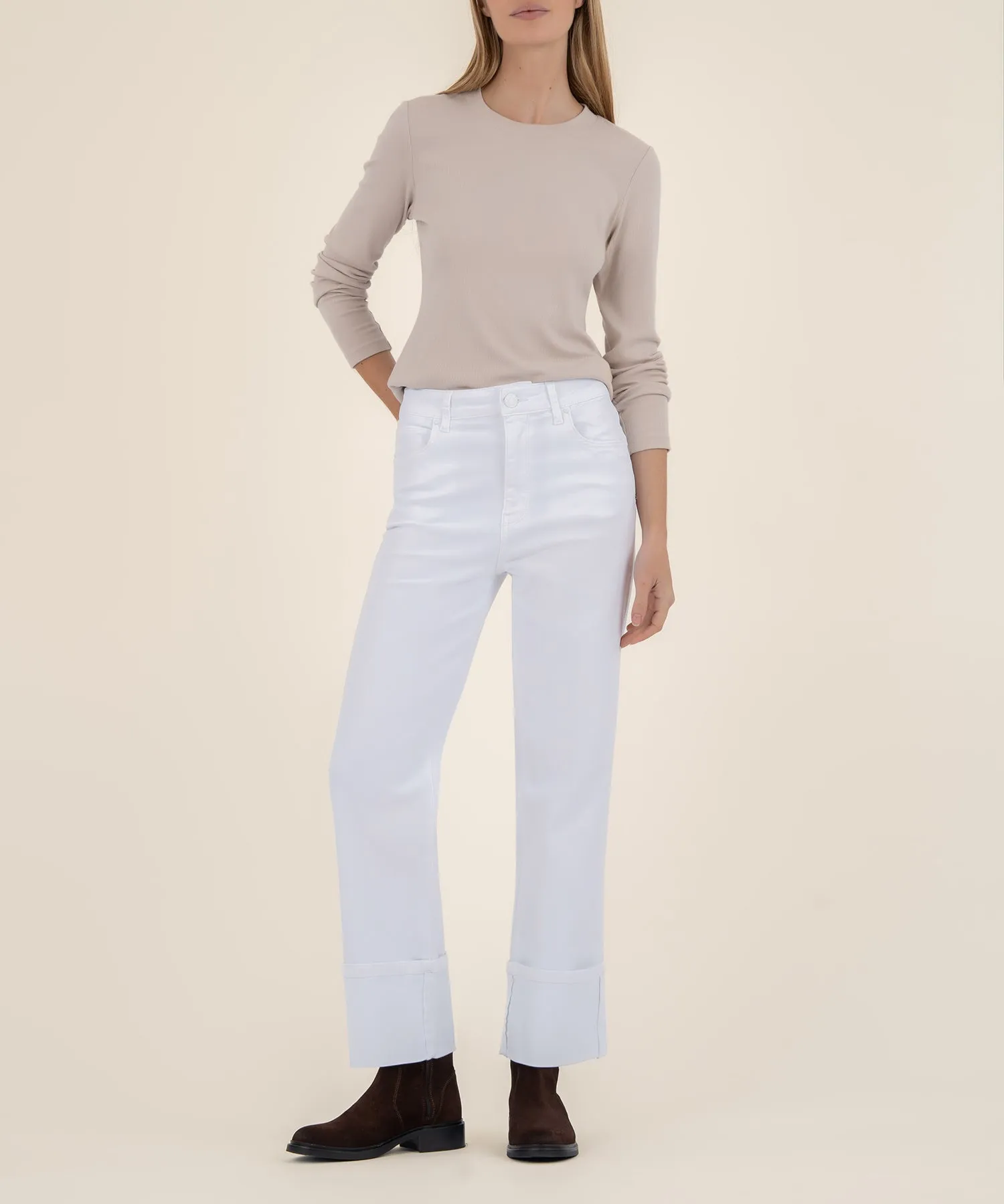 Sienna High Rise Straight Wide Leg sold by Kut from the Kloth