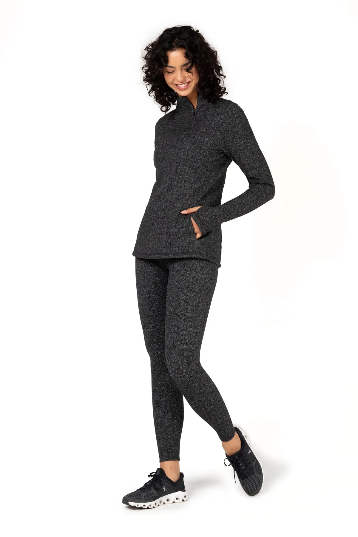 Meadow Zig-Zag Warm Leggings sold by Kyodan product image thumbnail 5