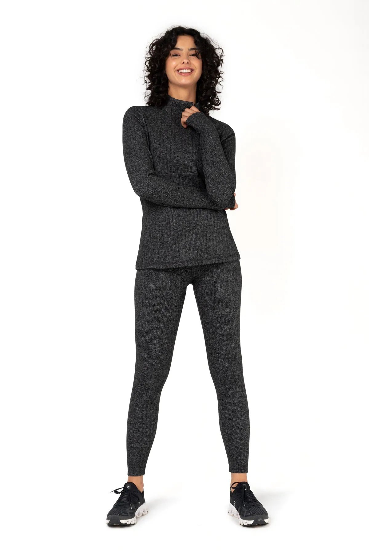 Meadow Zig-Zag Warm Leggings sold by Kyodan product image thumbnail 2