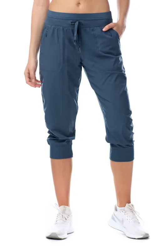 Traveler Pant Recycled Crop Jogger sold by Kyodan